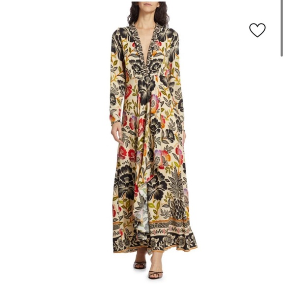 FARM Rio Dresses & Skirts - Farm Rio Meg Romantic garden maxi dress